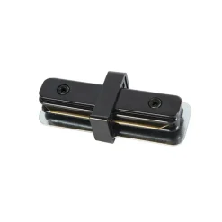 QAZQA Deckenstrahler|Schienensysteme*I-Kupplungsstück für 1-Phasen-Schiene schwarz - Iconic