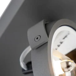QAZQA Deckenstrahler|Aufbaustrahler*Industrial spot grau verstellbar 3-flammig - Go