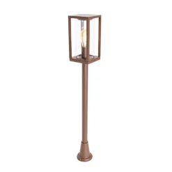 QAZQA Gartenbeleuchtung|Laternen Außen*Industrielle Außenlaterne Rostbraun 100 cm IP44 - Charlois