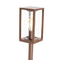 QAZQA Gartenbeleuchtung|Laternen Außen*Industrielle Außenlaterne Rostbraun 100 cm IP44 - Charlois