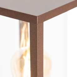 QAZQA Gartenbeleuchtung|Laternen Außen*Industrielle Außenlaterne Rostbraun 100 cm IP44 - Charlois