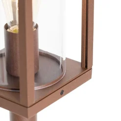 QAZQA Gartenbeleuchtung|Laternen Außen*Industrielle Außenlaterne Rostbraun 100 cm IP44 - Charlois