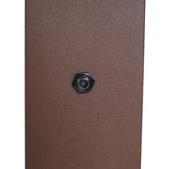 QAZQA Gartenbeleuchtung|Stehlampen Außen*Industrielle Außenleuchte Rostbraun mit Rauchglas 70cm mit Dämmerungssensor IP44 - Dänemark