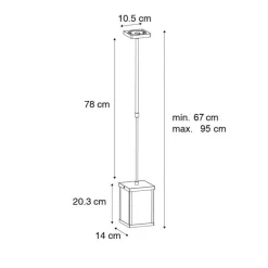 QAZQA Gartenbeleuchtung|Pendelleuchten Außen*Industrielle Außen-Pendelleuchte schwarz IP44 - Charlois