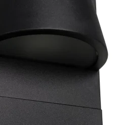 QAZQA Gartenbeleuchtung|Stehlampen Außen*Industrielle Außenstehleuchte schwarz IP44 - Femke