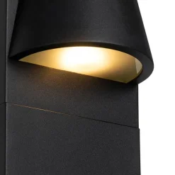 QAZQA Gartenbeleuchtung|Stehlampen Außen*Industrielle Außenstehleuchte schwarz IP44 - Femke