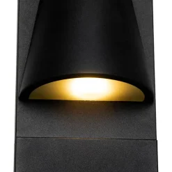 QAZQA Gartenbeleuchtung|Stehlampen Außen*Industrielle Außenstehleuchte schwarz IP44 - Femke