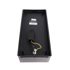 QAZQA Gartenbeleuchtung|Außenwandleuchten*Industrielle Außenwandlampe schwarz IP44 mit Glas - Rotterdam