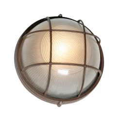 QAZQA Gartenbeleuchtung|Außenwandleuchten*Industrielle Außenwandleuchte rostbraun IP44 - Hanneke