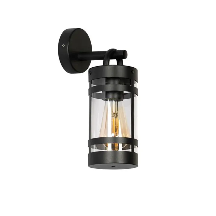 QAZQA Außenwandleuchten|Gartenbeleuchtung*Industrielle Außenwandleuchte schwarz IP44 - Ruben