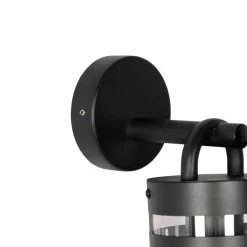 QAZQA Außenwandleuchten|Gartenbeleuchtung*Industrielle Außenwandleuchte schwarz IP44 - Ruben