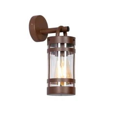 QAZQA Gartenbeleuchtung|Außenwandleuchten*Industrielle Außenwandleuchte rostbraun IP44 - Ruben