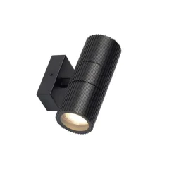 QAZQA Gartenbeleuchtung|Außenwandleuchten*Industrielle Außenwandleuchte schwarz 2-flammig IP44 - Vigo