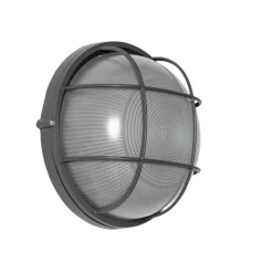 QAZQA Gartenbeleuchtung|Außenwandleuchten*Industrielle Außenwandleuchte dunkelgrau IP44 - Hanneke