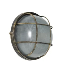 QAZQA Gartenbeleuchtung|Außenwandleuchten*Industrielle Außenwandleuchte Antik Gold IP44 - Hanneke