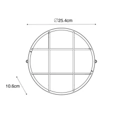 QAZQA Gartenbeleuchtung|Außenwandleuchten*Industrielle Außenwandleuchte Antik Gold IP44 - Hanneke