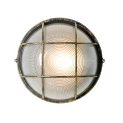 QAZQA Gartenbeleuchtung|Außenwandleuchten*Industrielle Außenwandleuchte Antik Gold IP44 - Hanneke