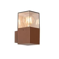 QAZQA Gartenbeleuchtung|Außenwandleuchten*Industrielle Außenwandleuchte rostbraun IP44 - Dänemark