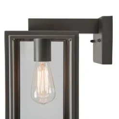 QAZQA Gartenbeleuchtung|Außenwandleuchten*Industrielle Außenwandleuchte grau IP44 - Sutton down