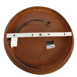 QAZQA Schlafzimmerlampen|Küchenlampen*Industrielle Deckenleuchte rostbraun 35 cm - Barril