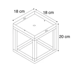 QAZQA Deckenleuchten|Wohnzimmerlampen*Industrielle Deckenleuchte rostbraun - Käfig