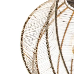 QAZQA Deckenleuchten|Wohnzimmerlampen*Industrielle Deckenleuchte Bronze mit Schwarz - Dong