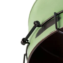 QAZQA Schlafzimmerlampen|Küchenlampen*Industrielle Deckenleuchte grün 35 cm - Barril