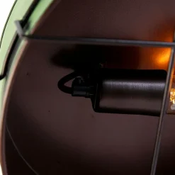 QAZQA Schlafzimmerlampen|Küchenlampen*Industrielle Deckenleuchte grün 35 cm - Barril