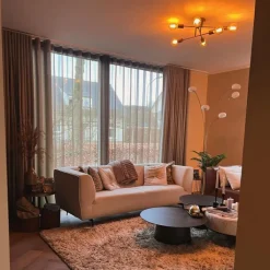 QAZQA Küchenlampen|Deckenleuchten*Industrielle Deckenleuchte Messing 6 Lichter - Sydney