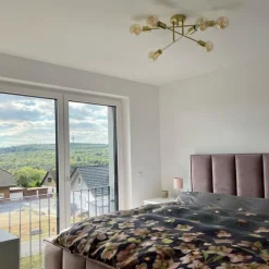 QAZQA Küchenlampen|Deckenleuchten*Industrielle Deckenleuchte Messing 6 Lichter - Sydney