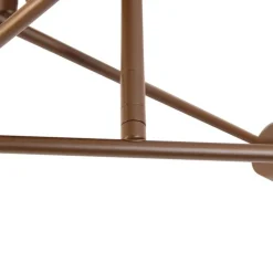 QAZQA Schlafzimmerlampen|Küchenlampen*Industrielle Deckenleuchte dunkelbronze 6-flammig – Sydney