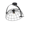 QAZQA Deckenleuchten|Wohnzimmerlampen*Industrielle Deckenleuchte schwarz 35 cm verstellbar - Hanze