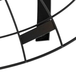 QAZQA Deckenleuchten|Wohnzimmerlampen*Industrielle Deckenleuchte schwarz 35 cm verstellbar - Hanze