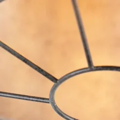 QAZQA Deckenleuchten|Wohnzimmerlampen*Industrielle Deckenleuchte Antik Silber 32 cm - Kurs