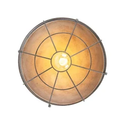 QAZQA Deckenleuchten|Wohnzimmerlampen*Industrielle Deckenleuchte Antik Silber 32 cm - Kurs