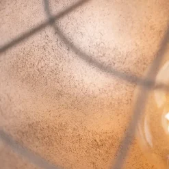 QAZQA Deckenleuchten|Wohnzimmerlampen*Industrielle Deckenleuchte Antik Silber 32 cm - Kurs