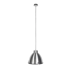 QAZQA Pendelleuchten|Wohnzimmerlampen*Industrielle Hängelampe Aluminium 38 cm dimmbar - Anteros