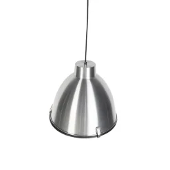 QAZQA Pendelleuchten|Wohnzimmerlampen*Industrielle Hängelampe Aluminium 38 cm dimmbar - Anteros
