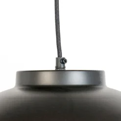 QAZQA Schlafzimmerlampen|Küchenlampen*Industrielle Hängelampe braun 40 cm - Hoodi