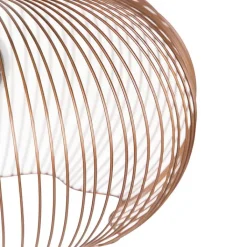 QAZQA Pendelleuchten|Wohnzimmerlampen*Industrielle Hängelampe Kupfer 49 cm - Finn