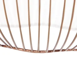 QAZQA Pendelleuchten|Wohnzimmerlampen*Industrielle Hängelampe Kupfer 49 cm - Finn