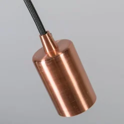 QAZQA Pendelleuchten|Wohnzimmerlampen*Industrielle Hängelampe Kupfer - Facil 1