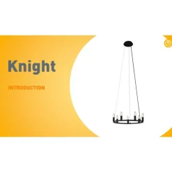 QAZQA Leuchten Ohne Schirm|Pendelleuchten*Industrielle Hängelampe schwarz 7-flammig - Knight