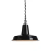 QAZQA Pendelleuchten|Wohnzimmerlampen*Industrielle Hängelampe schwarz - Warrior