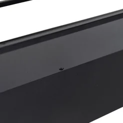 QAZQA Pendelleuchten|Wohnzimmerlampen*Industrielle Hängelampe schwarz mit Gestell 4-flammig GU10 - Cage Rack