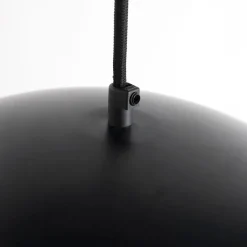 QAZQA Küchenlampen|Pendelleuchten*Industrielle Hängelampe schwarz mit Gold 50 cm - Magna Eco