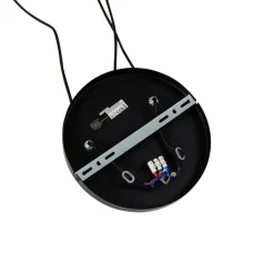 QAZQA Pendelleuchten|Wohnzimmerlampen*Industrielle Hängelampe schwarz 3-flammig - Facil