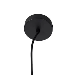 QAZQA Pendelleuchten|Wohnzimmerlampen*Industrielle Hängelampe schwarz mit Mesh 4-flammig - Cage Rack