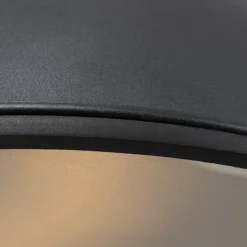 QAZQA Pendelleuchten|Wohnzimmerlampen*Industrielle Hängelampe schwarz 53,5 cm - Sicko