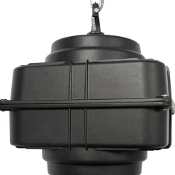 QAZQA Pendelleuchten|Wohnzimmerlampen*Industrielle Hängelampe schwarz 53,5 cm - Sicko